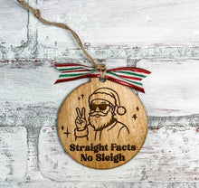 Load image into Gallery viewer, Six Seven Santa Ornaments
