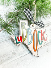 Load image into Gallery viewer, Lubbock, Texas Christmas Tree Ornament
