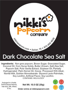 Popcorn 4 Cup Bag - Dark Chocolate Sea Salt