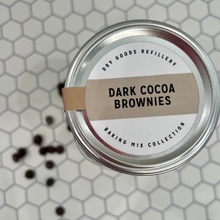 Load image into Gallery viewer, Dark Cocoa Brownies Baking Mix Gift Jar
