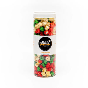 Popcorn 7 Cup Gift Jar - Santa Mix