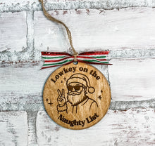 Load image into Gallery viewer, Six Seven Santa Ornaments
