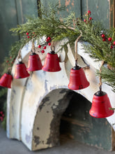 Load image into Gallery viewer, Bella Bells Garland Red - Christmas Decor - Winter Decor
