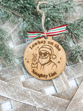 Load image into Gallery viewer, Six Seven Santa Ornaments
