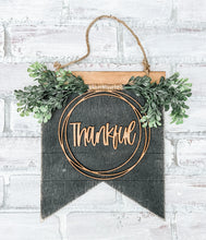 Load image into Gallery viewer, Rustic Fall Pennant Hanging Sign
