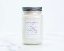 Load image into Gallery viewer, Cozy Cranberry - Smith &amp; Co. Candles 16 oz. Mason Jar Soy Wax Candle
