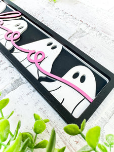 3D Boo Ghost Halloween Shelf Sitter