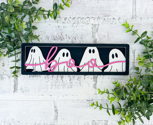 3D Boo Ghost Halloween Shelf Sitter