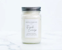 Load image into Gallery viewer, Fireside Evenings - Smith &amp; Co. Candles 16 oz. Mason Jar Soy Wax Candle
