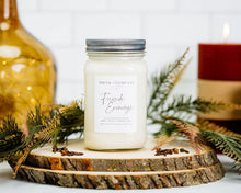 Load image into Gallery viewer, Fireside Evenings - Smith &amp; Co. Candles 16 oz. Mason Jar Soy Wax Candle
