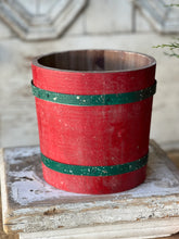 Load image into Gallery viewer, Holiday Barrel Buckets - Christmas Decor - Winter Decor
