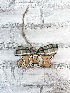 Joy Nativity Ornament