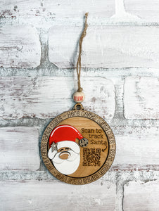 Santa Tracker Christmas Ornament