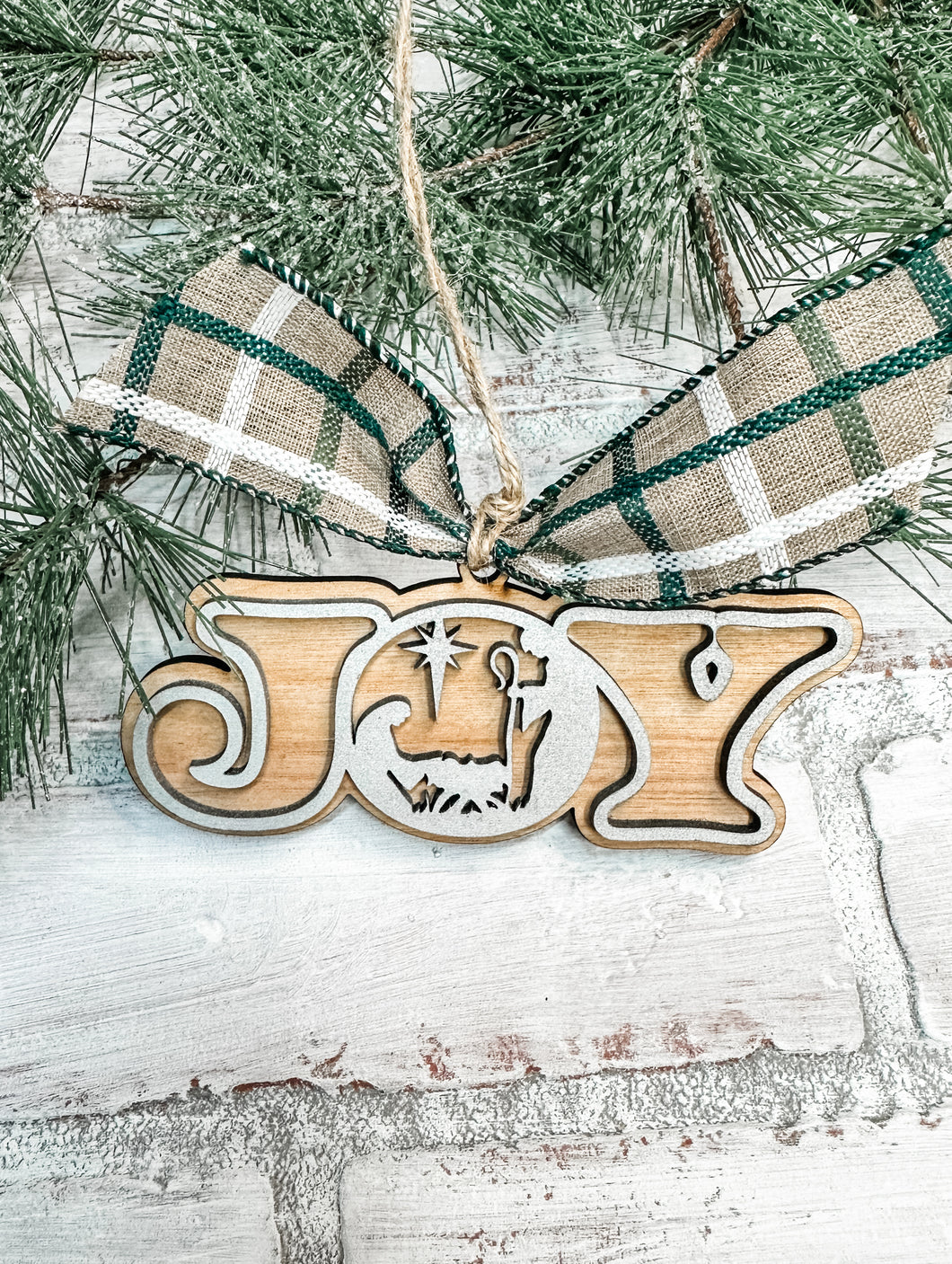 Joy Nativity Ornament