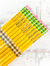 Load image into Gallery viewer, Personalized Set of Engraved Pencils
