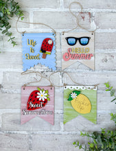 Load image into Gallery viewer, Summer Mini Hanging Signs
