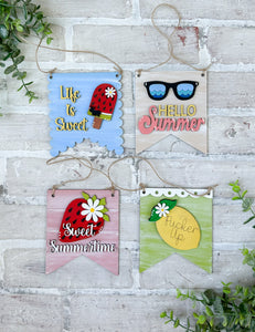 Summer Mini Hanging Signs