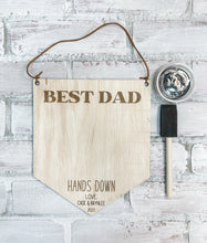 Load image into Gallery viewer, Best Dad Hands Down Handprint Kit - Father’s Day Gift
