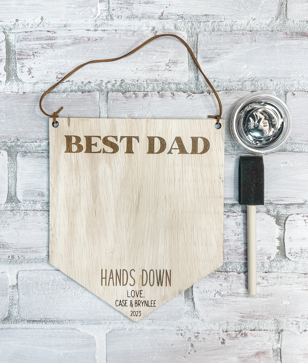 Best Dad Hands Down Handprint Kit - Father’s Day Gift