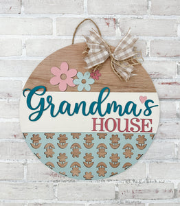 Grandma’s House Door Hanger - Gift