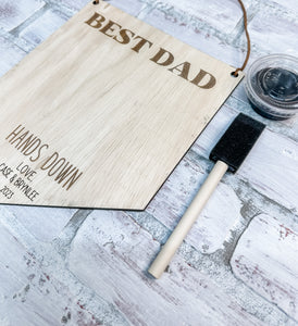 Best Dad Hands Down Handprint Kit - Father’s Day Gift