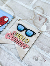 Load image into Gallery viewer, Summer Mini Hanging Signs
