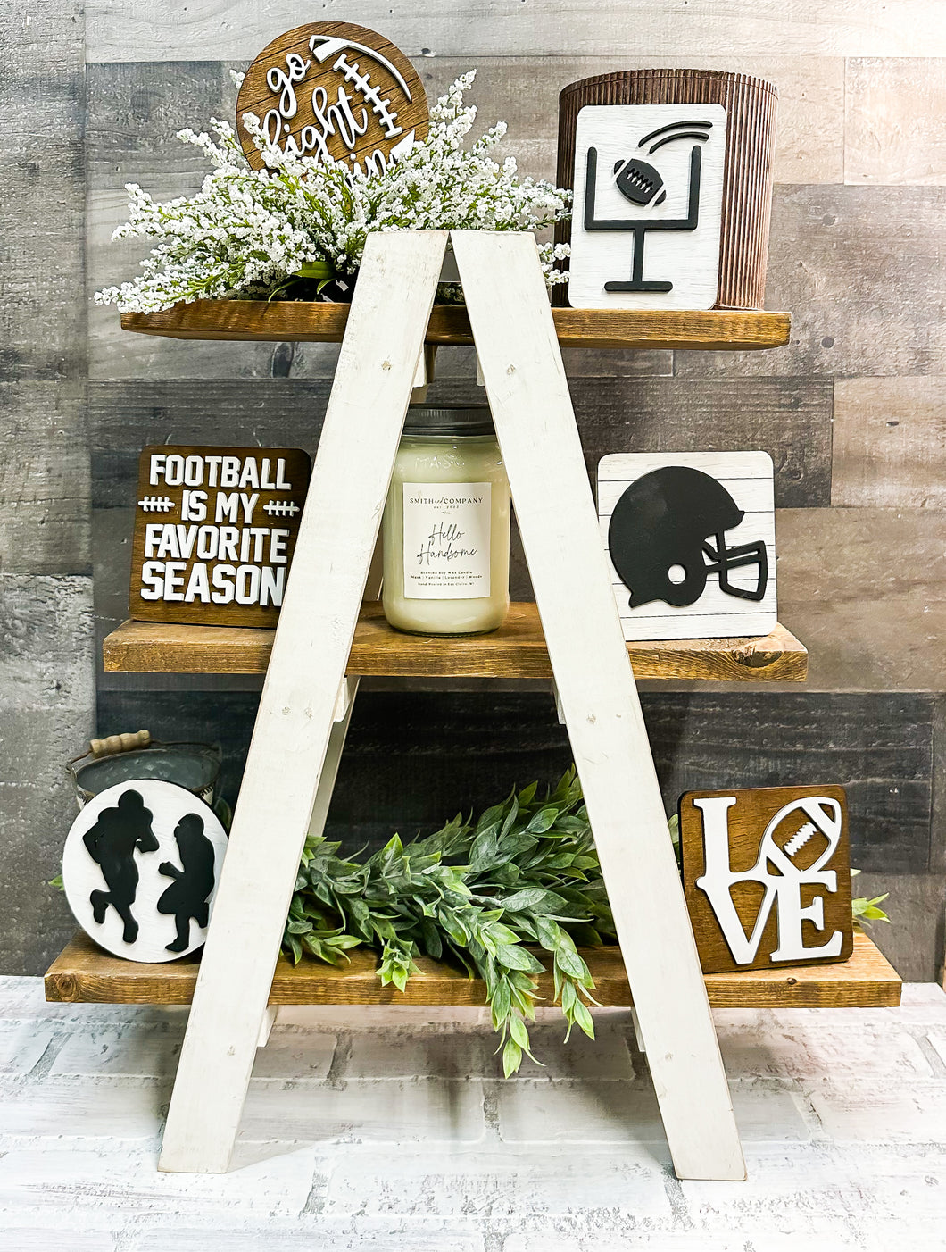3D Football Tiered Tray Set
