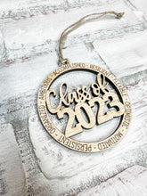 Load image into Gallery viewer, Class of 2023 Wood Keepsake Ornament - Car Charm
