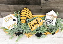 Load image into Gallery viewer, 3D Bee Tiered Tray Set - Spring - Seasonal Decor
