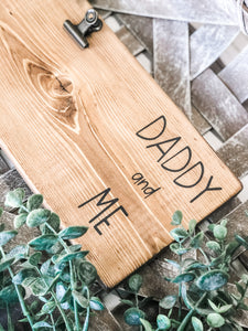 Daddy & Me Picture Frame - Daddy & Us Photo Holder - Father's Day Gift - Gift For Him