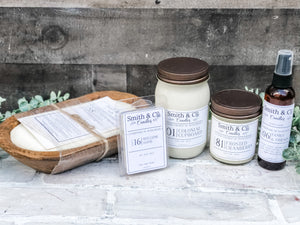 Smith & Co. Candles - 16 oz. Hand Poured Soy Wax Dough Bowl Candle