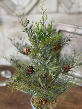 Load image into Gallery viewer, Glittering Greens Cedar Tree - Christmas Greenery - Winter Decor
