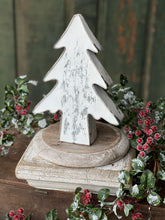 Load image into Gallery viewer, Rustic White Metal Tree - Christmas - Winter Decor
