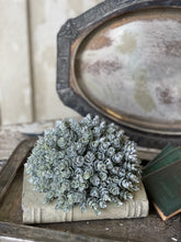 Load image into Gallery viewer, Frost Gleam Hops Half Sphere - Christmas Greenery - Winter Decor
