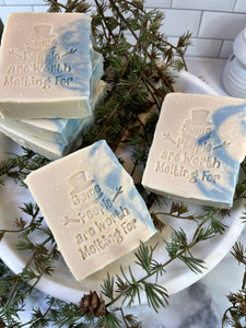Melting Snowman Bar Soap - Some People Are Worth Melting For - Gift