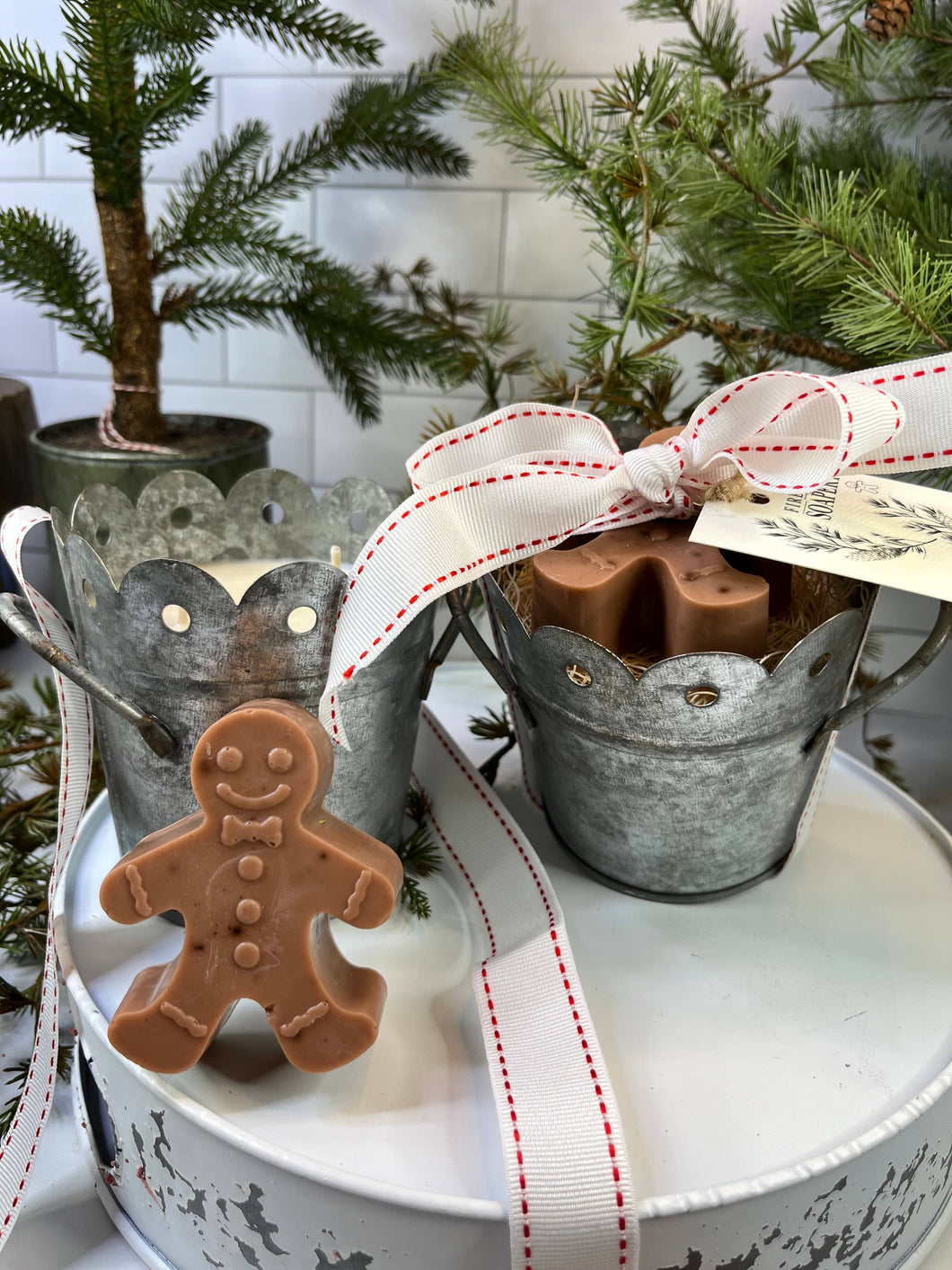 Gingerbread Candle & Soap Set - Gift