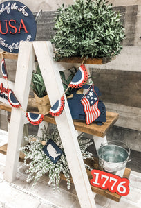 3D America Patriotic Tiered Tray Set - Summer - Seasonal Decor