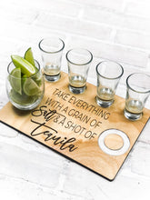 Load image into Gallery viewer, Tequila Shot Flight - Serving Tray - Kitchen
