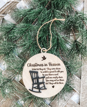 Load image into Gallery viewer, Christmas in Heaven Ornament - Christmas Tree Ornament
