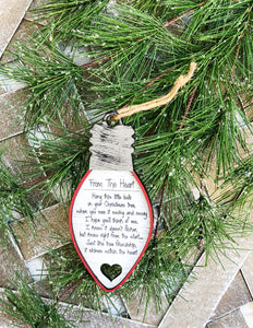 From the Heart Christmas Tree Ornament