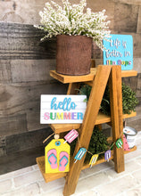 Load image into Gallery viewer, 3D Hello Summer Popsicle Tiered Tray Set - Summer - Seasonal Decor
