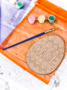 Personalized Easter Egg Mini Paint Kit - Easter Basket Filler - DIY - Kid Craft