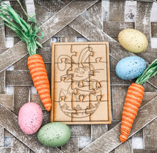 Load image into Gallery viewer, Easter Puzzle - Easter Basket Filler - DIY - Kid Craft - Easter Bunny &amp; Easter Egg
