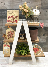Load image into Gallery viewer, 3D Fall Leaves Tiered Tray Set - Seasonal Decor
