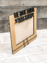 Load image into Gallery viewer, Love This Much Wood Picture Frame - Personalized Gift
