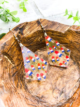 Load image into Gallery viewer, Patriotic Popsicles Acrylic Earrings
