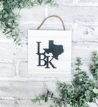 Load image into Gallery viewer, LBK Texas Mini Hanging Sign - Lubbock Memorabilia
