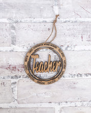 Load image into Gallery viewer, Teacher Ornament - Christmas Tree Ornament
