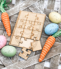 Load image into Gallery viewer, Easter Puzzle - Easter Basket Filler - DIY - Kid Craft - Easter Bunny &amp; Easter Egg

