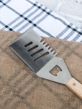 Load image into Gallery viewer, Personalized Wooden Handled BBQ Tool - Grill Accessory - Father&#39;s Day Gift - Gift For Him
